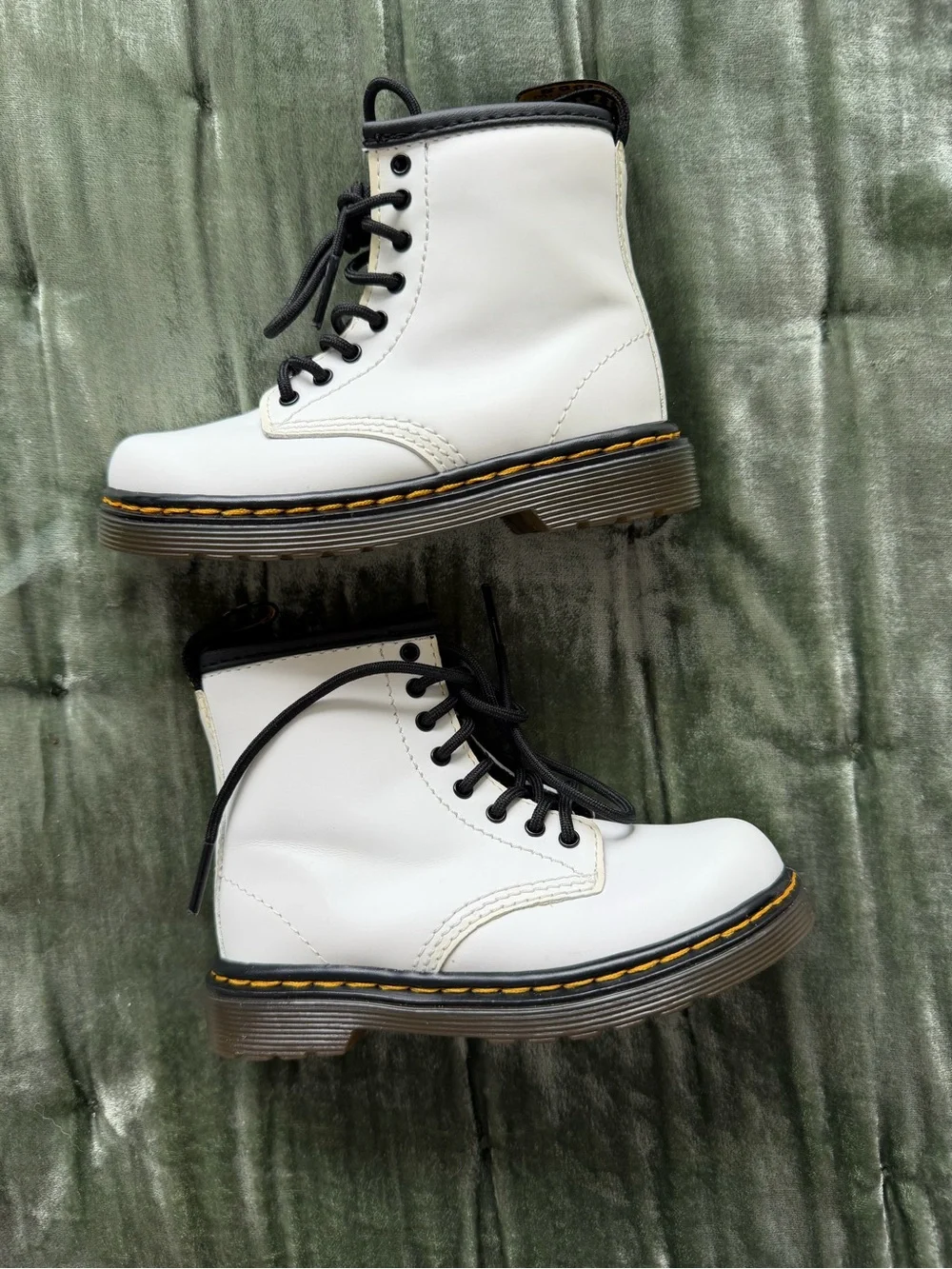 Dr. Martens Toddler Kids' White 1460 Lace-Up Boots Smooth White US8